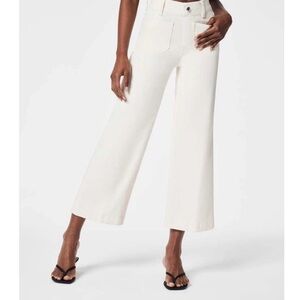 SPANX Wide Leg Cropped Jeans